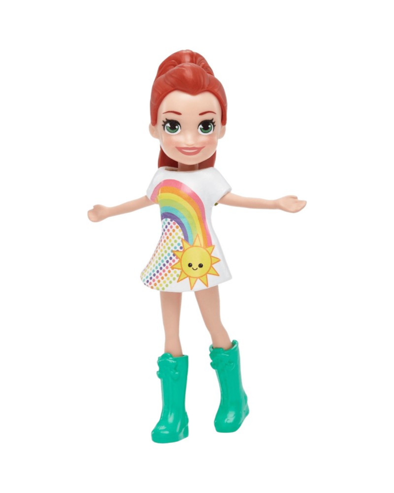 POLLY POCKET ΚΟΥΚΛΑ ΜΕ ΑΞΕΣΟΥΑΡ LILA ΦΟΡΕΜΑ ΟΥΡΑΝΙΟ ΤΟΞΟ 4+ (HDW47)