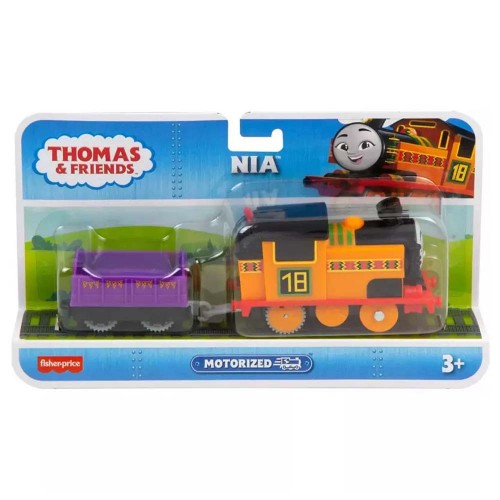 THOMAS & FRIENDS ΜΗΧΑΝΟΚΙΝΗΤΟ ΤΡΕΝΟ ΜΕ ΒΑΓΟΝΙ NIA (HDY63)