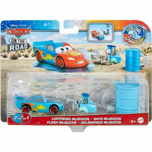 CARS "ON THE ROAD" ΑΥΤΟΚΙΝΗΤΑΚΙΑ COLOR CHANGERS ΣΕΤ LIGHTNING MCQUEEN (HJB89)