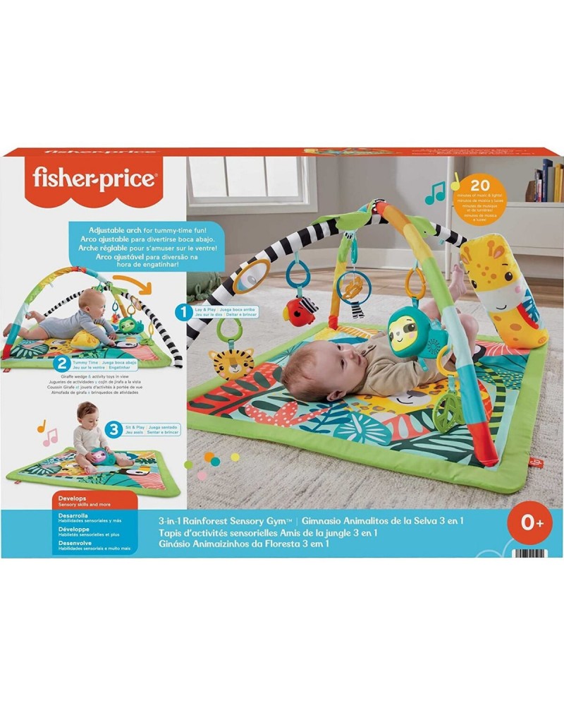 FISHER PRICE ΓΥΜΝΑΣΤΗΡΙΟ ΤΡΟΠΙΚΟ ΔΑΣΟΣ 3 ΣΕ 1 (HJW08)