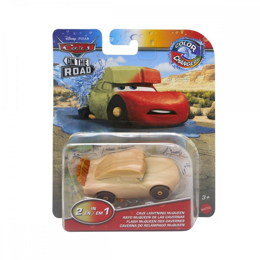 CARS ΑΥΤΟΚΙΝΗΤΑΚΙΑ COLOR CHANGERS CAVE LIGHTNING McQUEEN (HMD67)