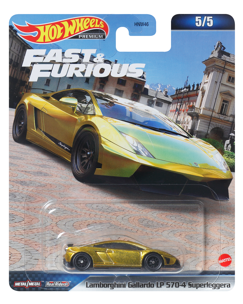 HOT WHEELS ΑΥΤΟΚΙΝΗΤΑΚΙΑ FAST & FURIOUS LAMBORGHINI GALLARO LP 570-4 SUPERLEGGERA (HMG52)