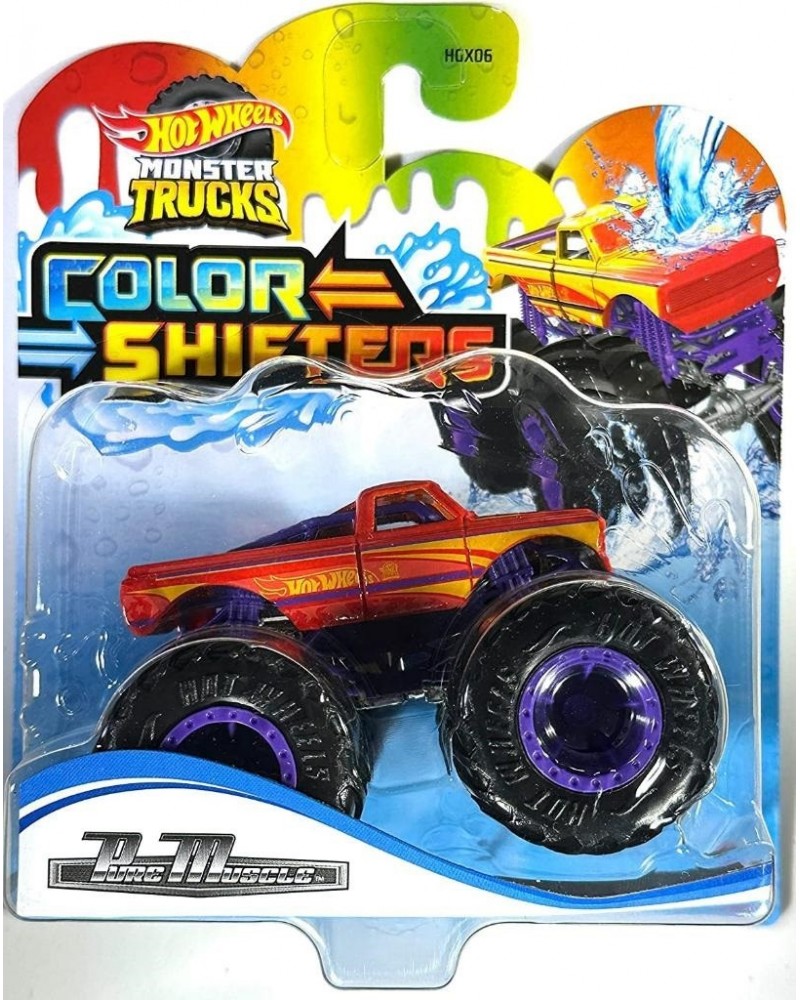 HOT WHEELS MONSTER TRUCKS COLOR SHIFTERS PURE MUSCLE (HMH33)