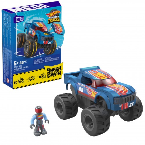 MEGA HOT WHEELS MONSTER TRUCKS  SNC RACE ACE (HMM49)