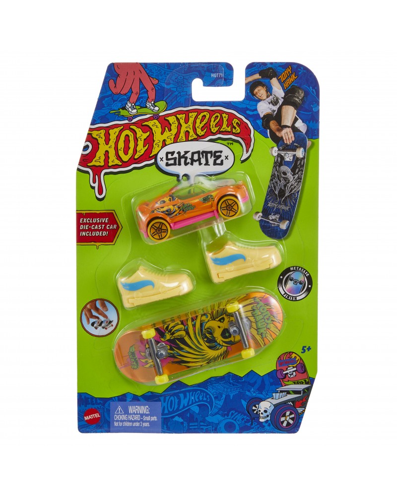 HOT WHEELS SKATE TONY HAWK ΣΕΤ ΠΑΠΟΥΤΣΙΑ & ΑΥΤΟΚΙΝΗΤΟ SHRIEKING HAVOC (HNG59)