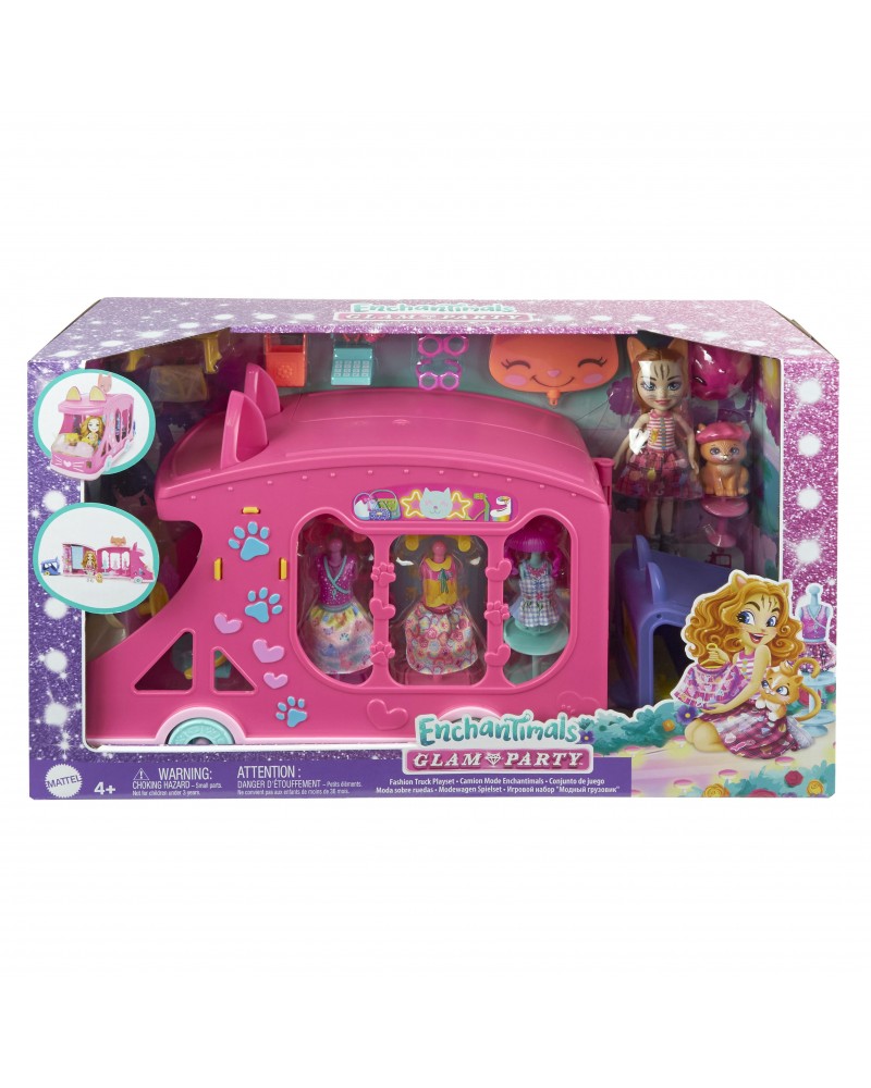ENCHANTIMALS GLAM PARTY ΦΟΡΤΗΓΑΚΙ ΣΤΟΥΝΤΙΟ ΜΟΔΑΣ (HPB34)