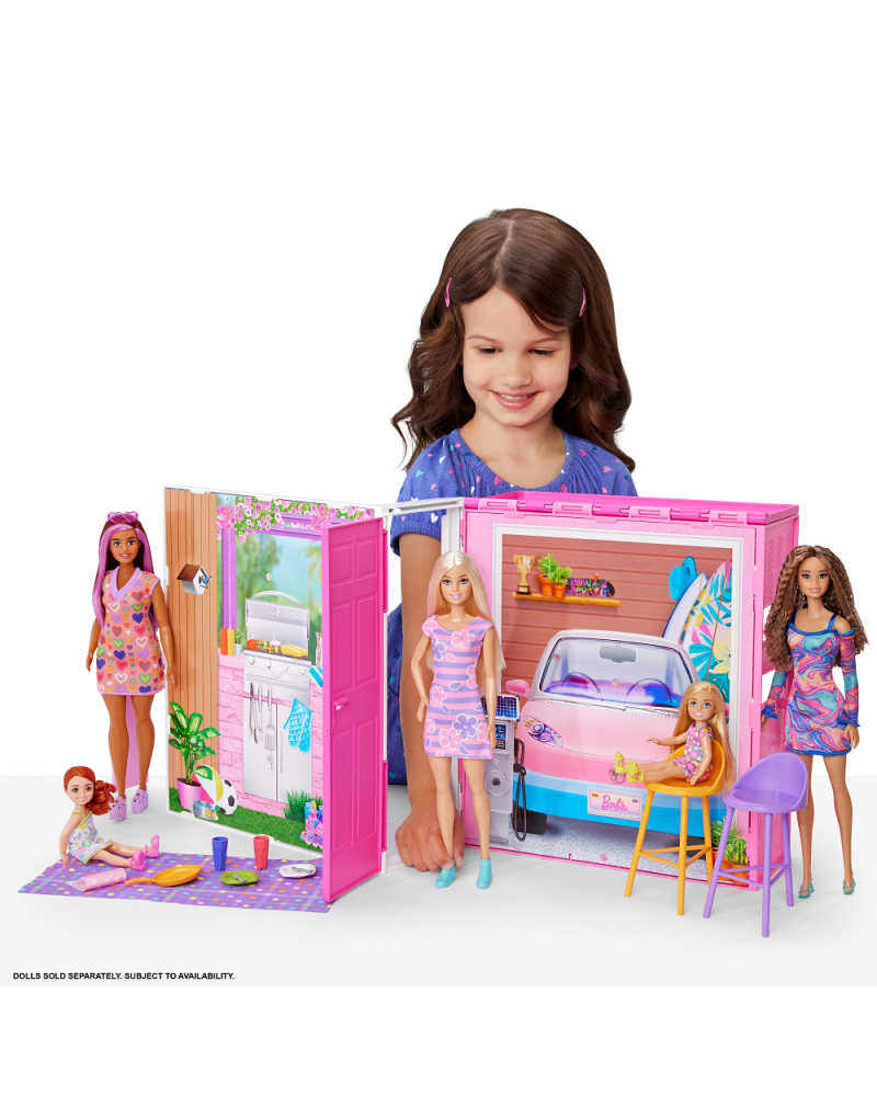 BARBIE ΝΕΟ ΣΠΙΤΑΚΙ - ΒΑΛΙΤΣΑΚΙ (HRJ76)