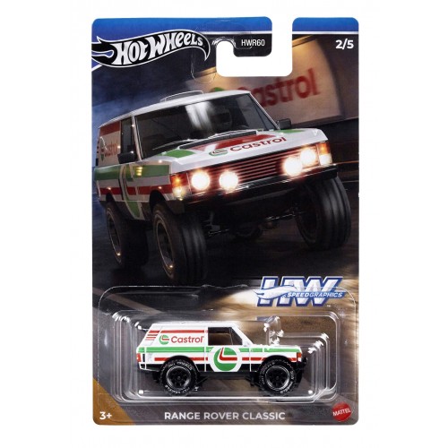 HOT WHEELS ΑΥΤΟΚΙΝΗΤΑΚΙΑ  ΑΥΤΟΚΙΝΗΤΟΒΙΟΜΗΧΑΝΙΕΣ SPEED GRAPHICS RANGE ROVER CLASSIC (HRT08)