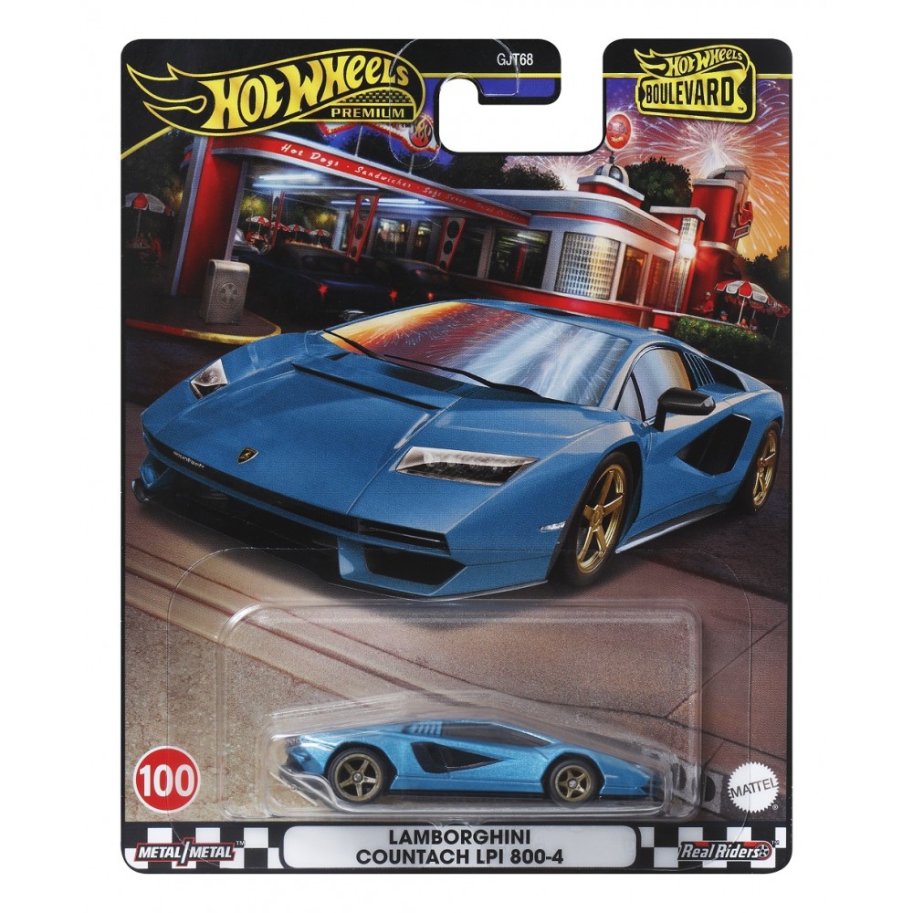 HOT WHEELS PREMIUM BOULEVARD ΑΥΤΟΚΙΝΗΤΑΚΙΑ ΣΥΛΛΕΚΤΙΚΑ LAMBORGHINI COUNTACH LPI 800-4 (HRT70)