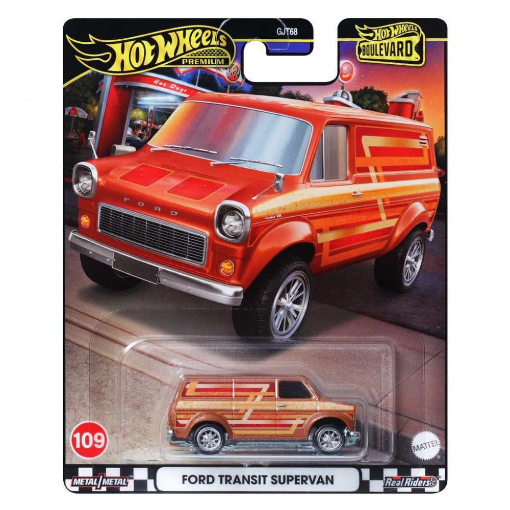 HOT WHEELS PREMIUM BOULEVARD  FORD TRANSIT SUPERVAN (HRT76)