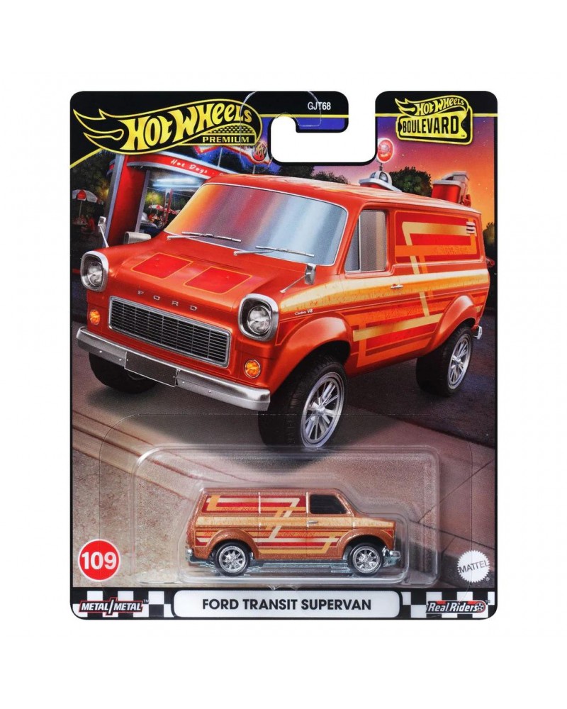 HOT WHEELS PREMIUM BOULEVARD  FORD TRANSIT SUPERVAN (HRT76)