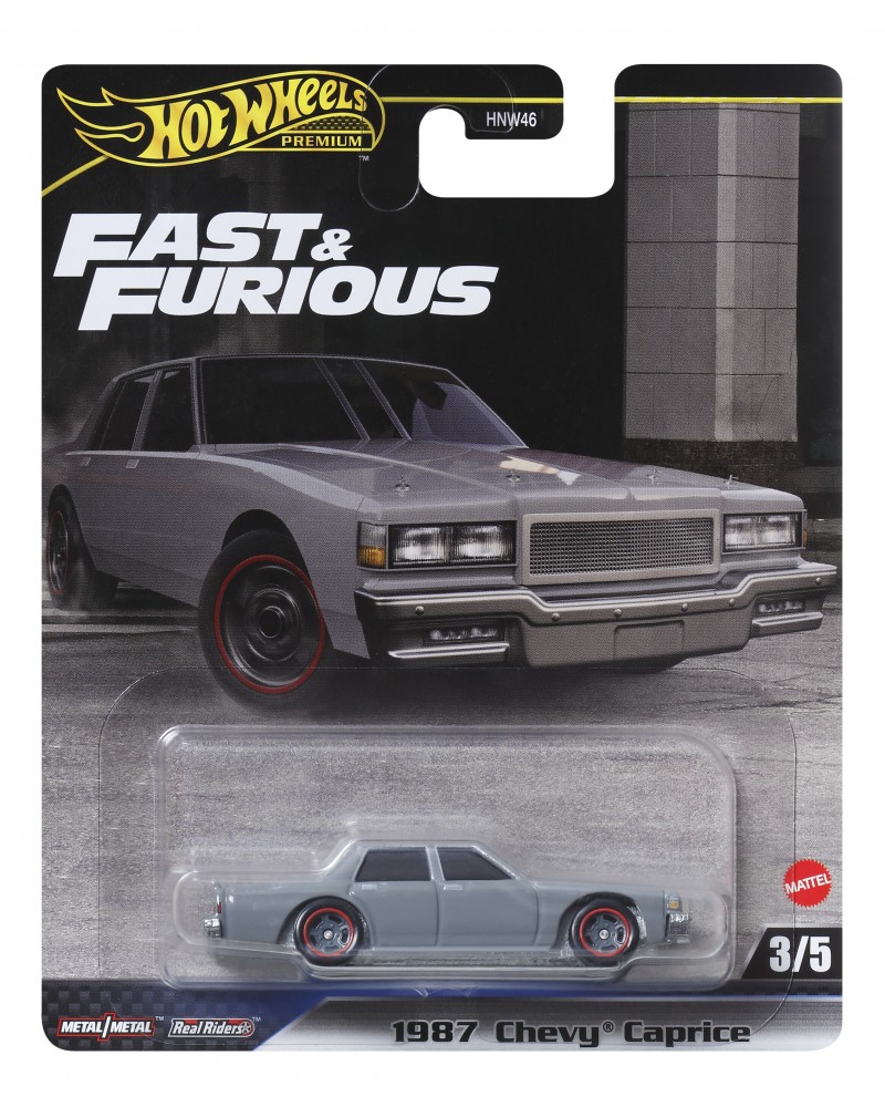 HOT WHEELS ΑΥΤΟΚΙΝΗΤΑΚΙΑ FAST & FURIOUS 1987 CHEVY CAPRICE (HRT98)