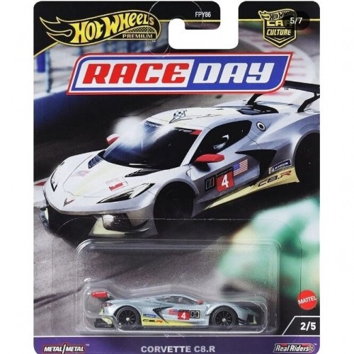 HOT WHEELS PREMIUM CAR CULTURE RACE DAY CORVETTE C8.R (HRV95)