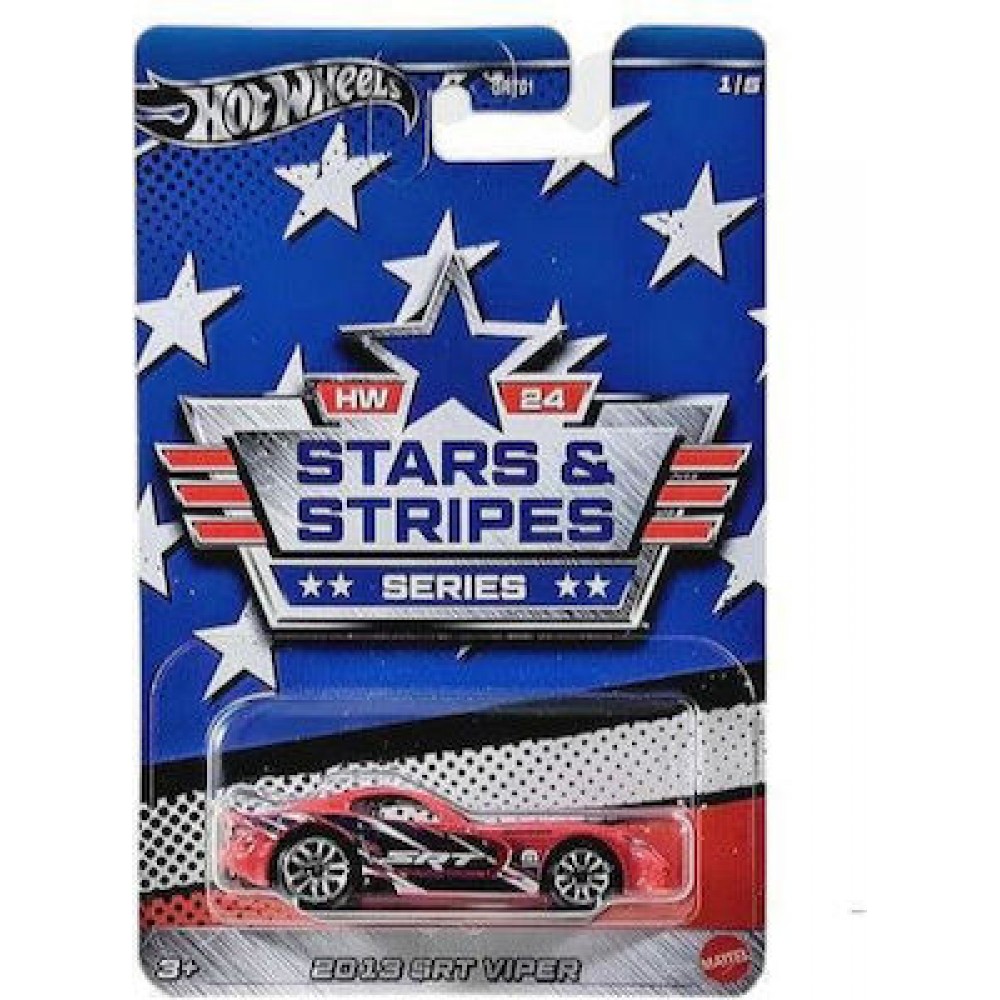 HOT WHEELS STARS  STRIPES SERIES 2013 SRT VIPER (HRW62)