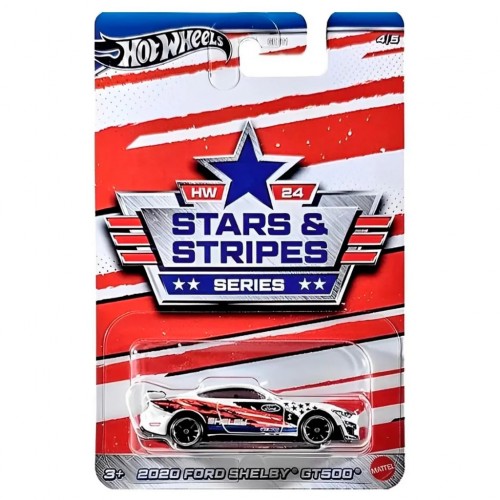 HOT WHEELS STARS  STRIPES SERIES 2020 FORD SHELBY GT500 (HRW65)