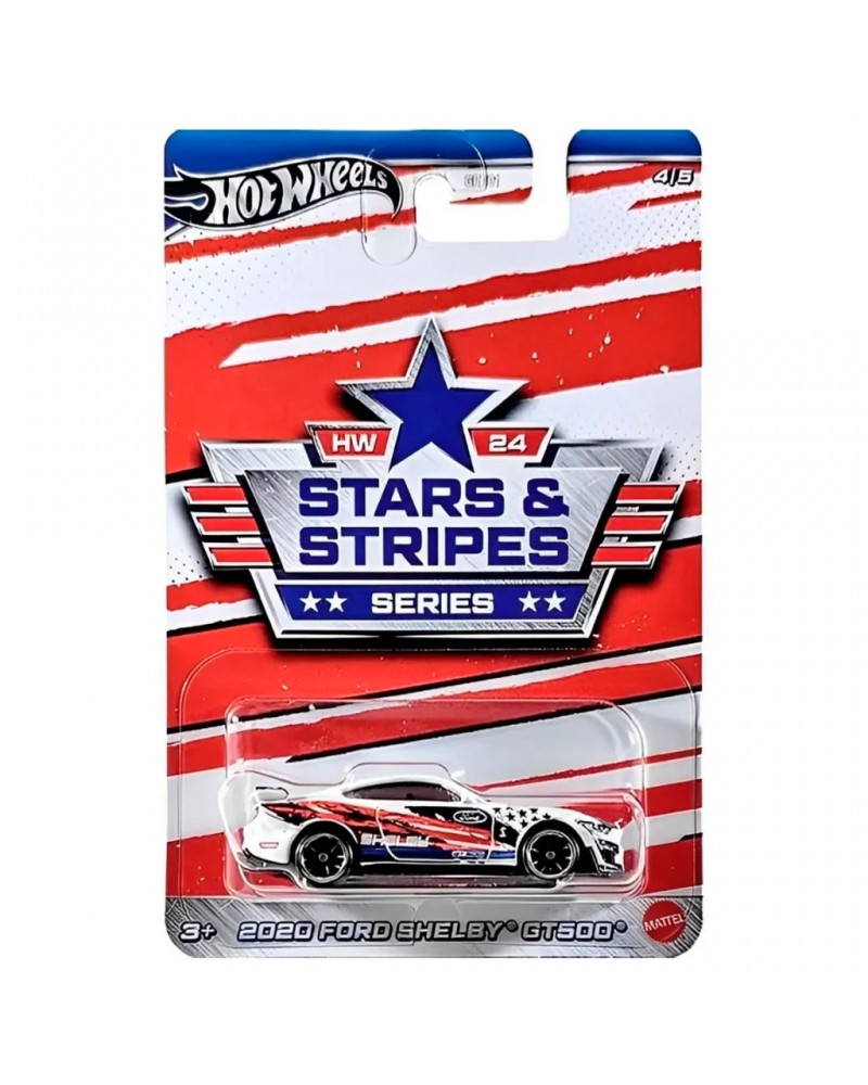 HOT WHEELS STARS  STRIPES SERIES 2020 FORD SHELBY GT500 (HRW65)