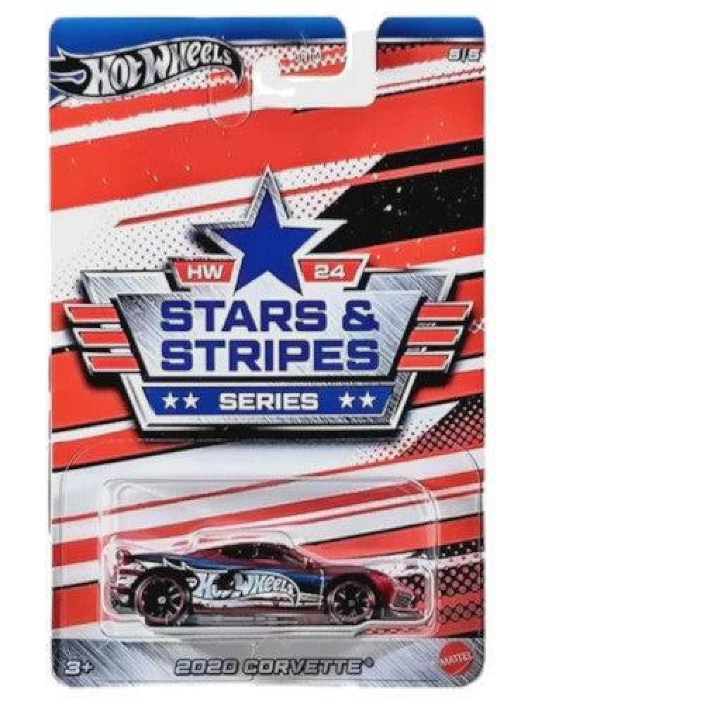 HOT WHEELS STARS  STRIPES SERIES 2020 CORVETTE (HRW66)