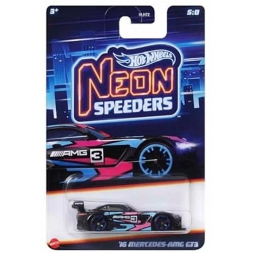 HOT WHEELS ΑΥΤΟΚΙΝΗΤΑΚΙΑ NEON SPEEDERS '16 MERCEDES-AMG GT3 (HRW79)