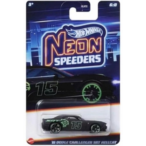 HOT WHEELS ΑΥΤΟΚΙΝΗΤΑΚΙΑ NEON SPEEDERS '15 DODGE CHALLENGER SRT HELLCAT (HRW80)