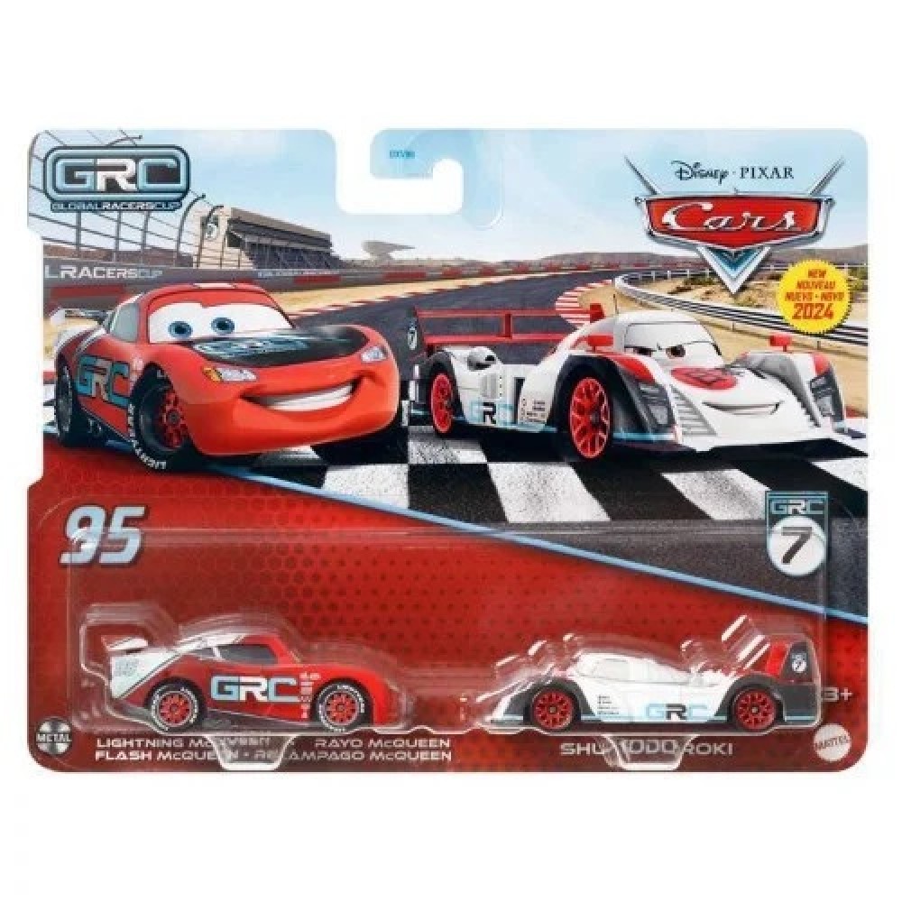 CARS ΑΥΤΟΚΙΝΗΤΑΚΙΑ ΣΕΤ ΤΩΝ 2 LIGHTNING MCQUEEN & SHU TODOROKI (HTX12)