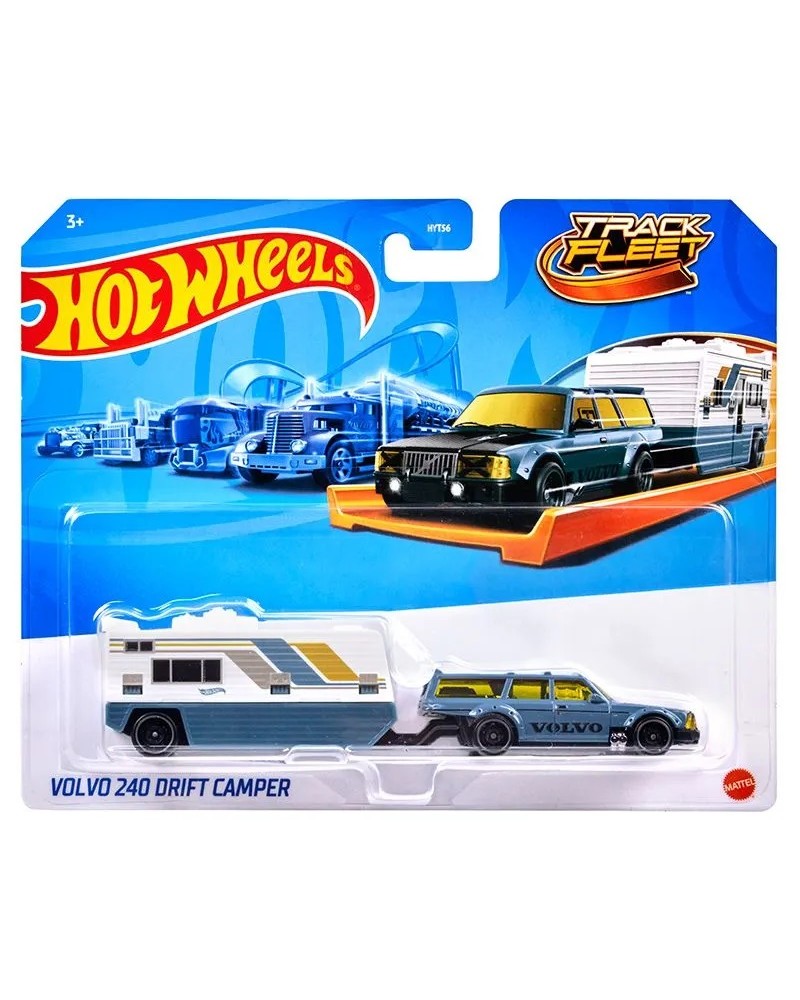 HOT WHEELS ΝΕΕΣ ΝΤΑΛΙΚΕΣ TRACK FLEET VOLVO 240 DRIFT CAMPER (HVD99)