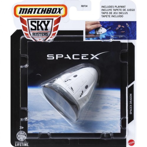 MATCHBOX ΑΕΡΟΠΛΑΝΑΚΙΑ ΜΕ ΑΕΡΟΔΙΑΔΡΟΜΟ SPACEX DRAGON (HVM42)