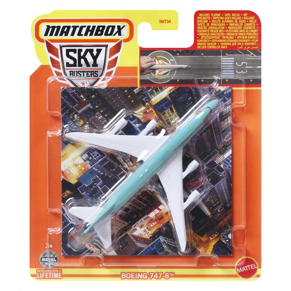 MATCHBOX ΑΕΡΟΠΛΑΝΑΚΙΑ ΜΕ ΑΕΡΟΔΙΑΔΡΟΜΟ BOENIG 747-8 (HVM63)