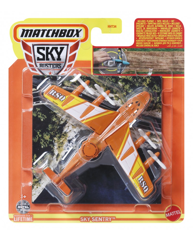 MATCHBOX ΑΕΡΟΠΛΑΝΑΚΙΑ ΜΕ ΑΕΡΟΔΙΑΔΡΟΜΟ SKY SENTRY (HVM67)