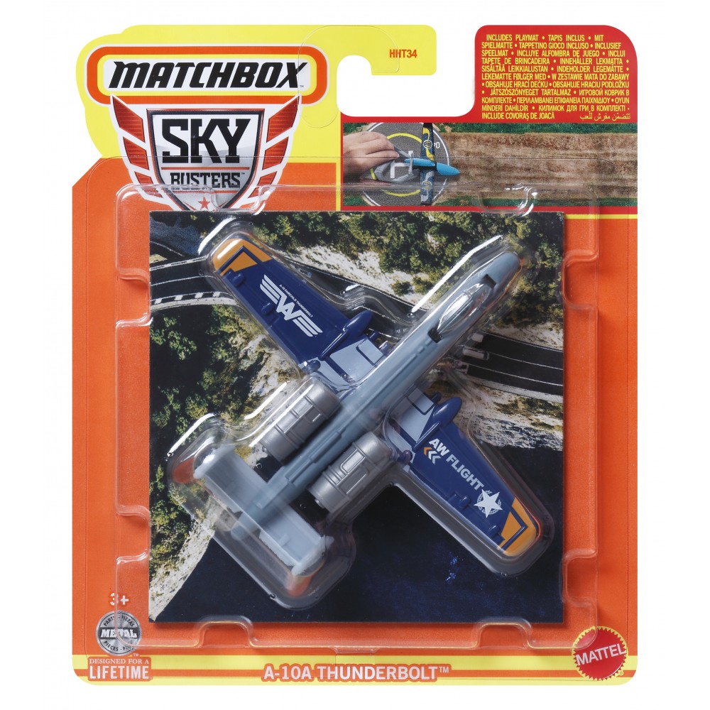 MATCHBOX ΑΕΡΟΠΛΑΝΑΚΙΑ ΜΕ ΑΕΡΟΔΙΑΔΡΟΜΟ A-10A THUNDERBOLT (HVM69)