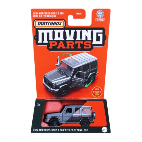 MATCHBOX ΑΥΤΟΚΙΝΗΤΟ MOVING PARTS 2024 MERCEDES-BENZ G 580 WITH EQ TECHNOLOGY (HVM77)