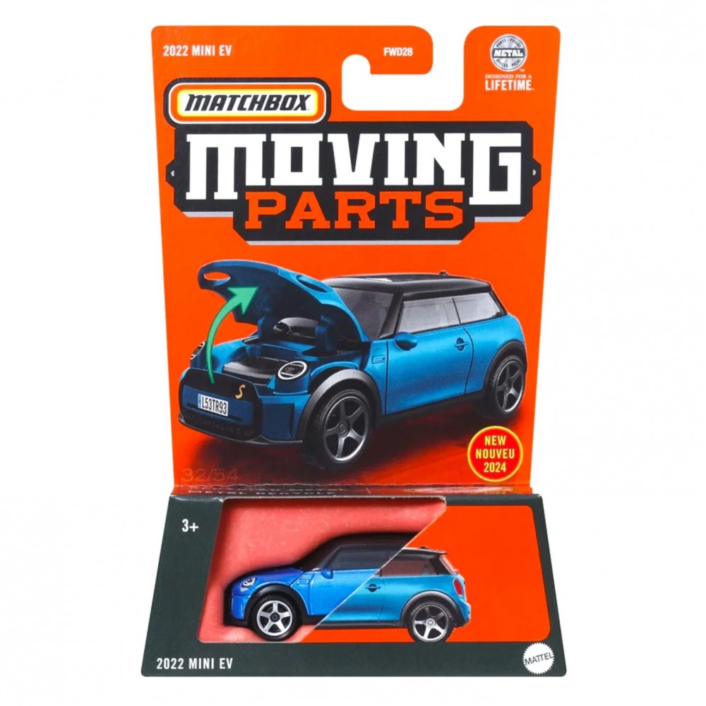 MATCHBOX ΑΥΤΟΚΙΝΗΤΟ MOVING PARTS 2022 MINI EV (HVM80)