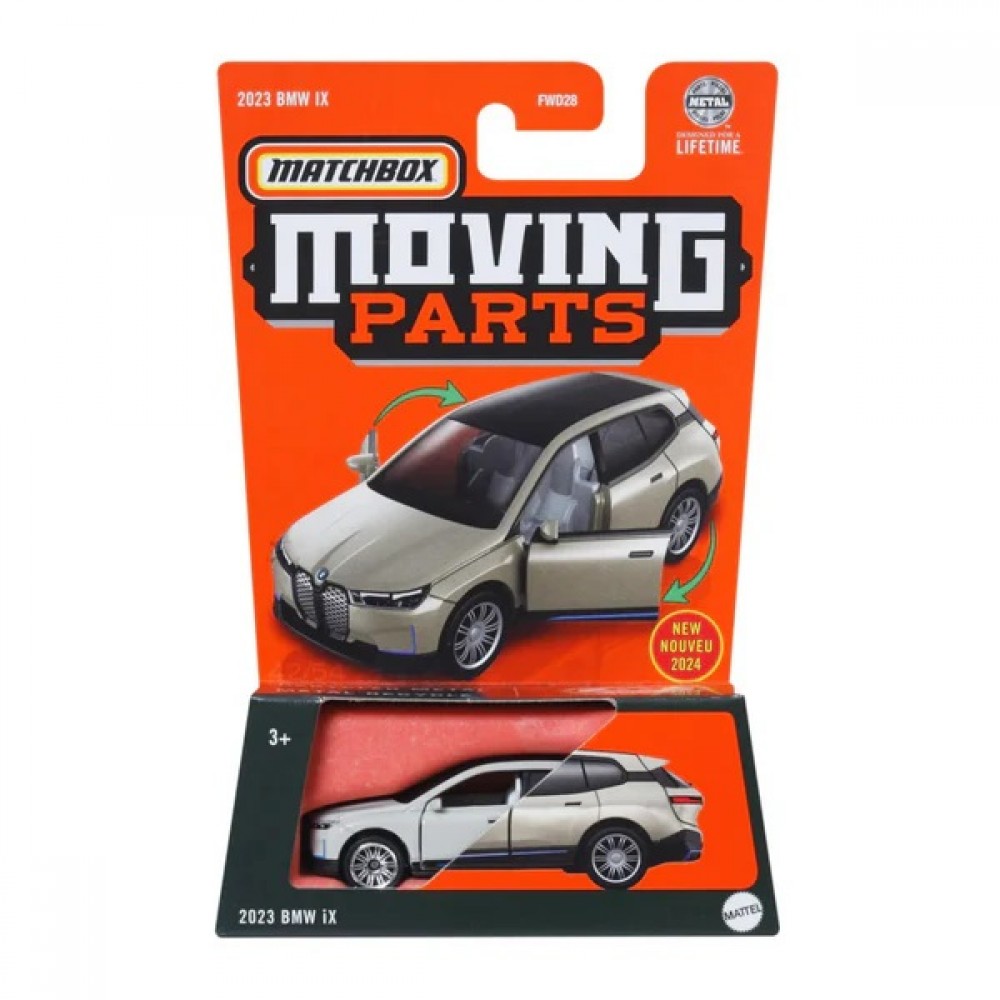 MATCHBOX ΑΥΤΟΚΙΝΗΤΟ MOVING PARTS 2023 BMW iX (HVM89)