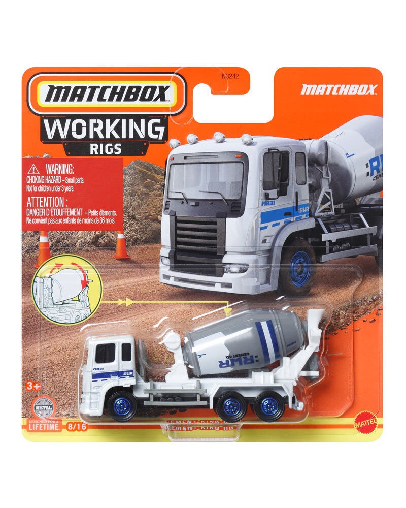 MATCHBOX WORKING RIGS CEMENT KING HD (HVV13)