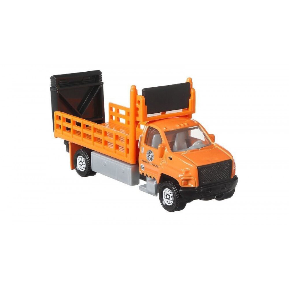 MATCHBOX WORKING RIGS GMC 3500 ATTENUATOR TRUCK (HVV17)