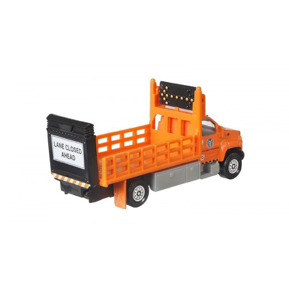 MATCHBOX WORKING RIGS GMC 3500 ATTENUATOR TRUCK (HVV17)