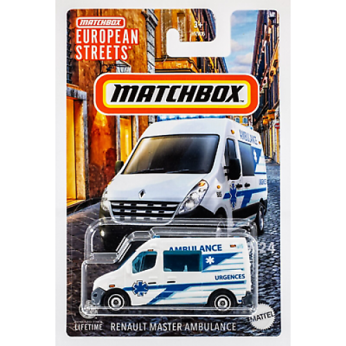 MATCHBOX ΑΥΤΟΚΙΝΗΤΑΚΙΑ ΕΥΡΩΠΑΙΚΑ ΜΟΝΤΕΛΑ RENAULT MASTER AMBULANCE (HVV43)