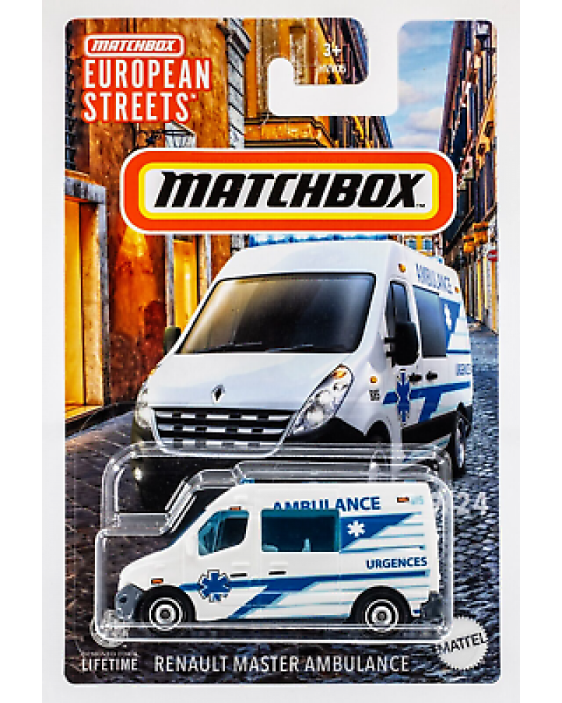 MATCHBOX ΑΥΤΟΚΙΝΗΤΑΚΙΑ ΕΥΡΩΠΑΙΚΑ ΜΟΝΤΕΛΑ RENAULT MASTER AMBULANCE (HVV43)