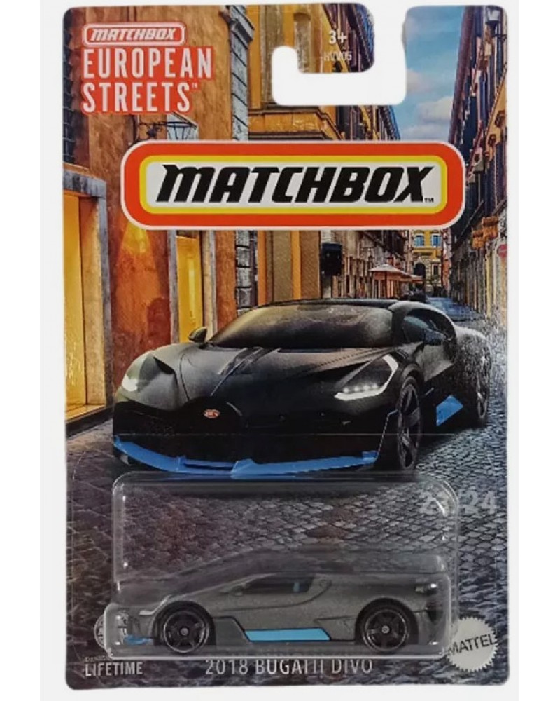 MATCHBOX ΑΥΤΟΚΙΝΗΤΑΚΙΑ ΕΥΡΩΠΑΙΚΑ ΜΟΝΤΕΛΑ 2018 BUGATTI DIVO (HVV44)