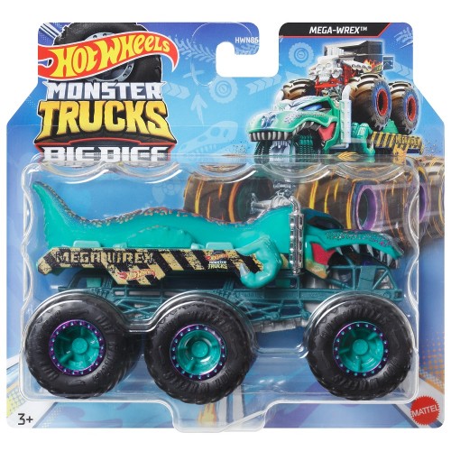 HOT WHEELS ΝΤΑΛΙΚΕΣ MONSTER TRUCKS 1:64 MEGA-WREX (HWN87)