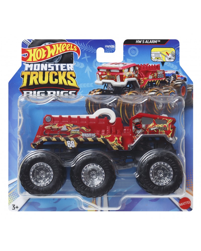 HOT WHEELS MONSTER TRUCKS BIG RIGS HW 5 ALARM (HWN94)