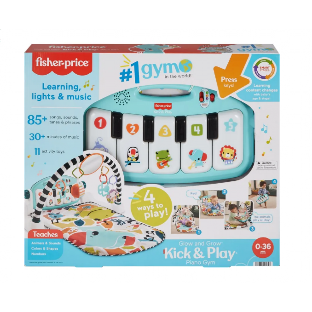 FISHER PRICE ΕΚΠΑΙΔΕΥΤΙΚΟ ΓΥΜΝΑΣΤΗΡΙΟ MOYΣΙΚΟ ΠΙΑΝΑΚΙ (HWY55)