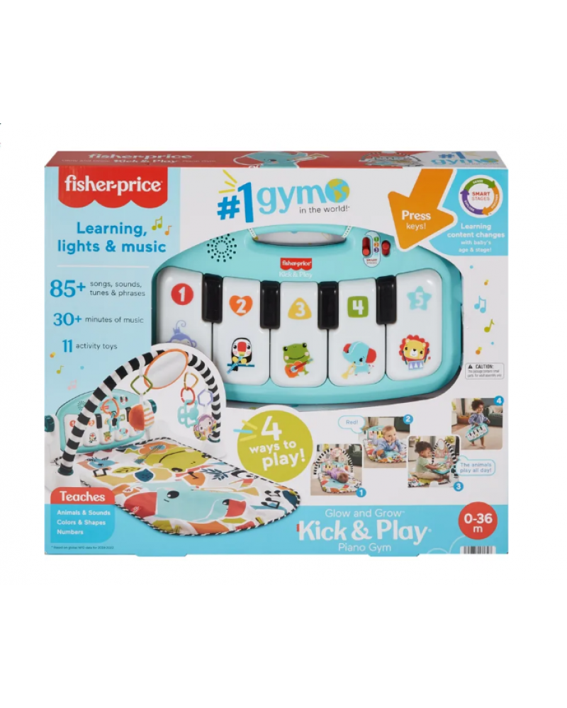 FISHER PRICE ΕΚΠΑΙΔΕΥΤΙΚΟ ΓΥΜΝΑΣΤΗΡΙΟ MOYΣΙΚΟ ΠΙΑΝΑΚΙ (HWY55)