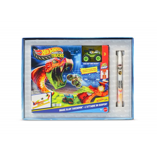 ΛΑΜΠΑΔΑ HOT WHEELS MONSTER TRUCKS ΠΙΣΤΑ ΕΠΙΘΕΣΗ ΦΙΔΙΟΥ (JJN44)
