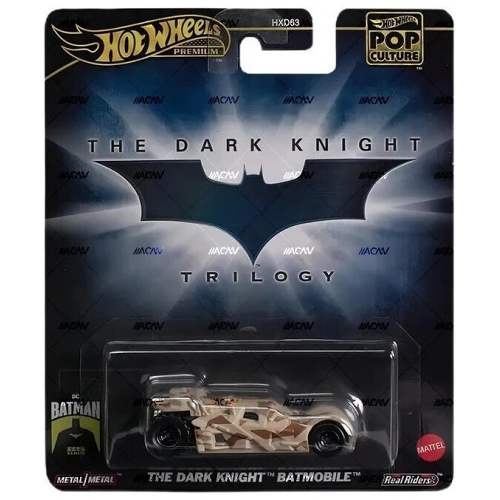 HOT WHEELS PREMIUM ΑΥΤΟΚΙΝΗΤΑΚΙΑ POP CULTURE THE DARK NIGHT BATMOBILE (HXD97)