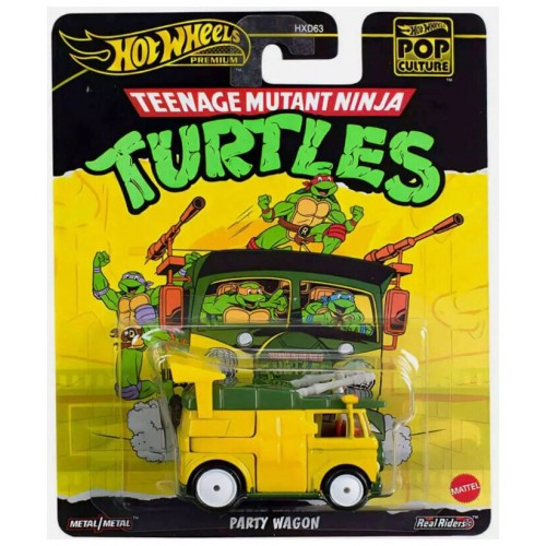 HOT WHEELS PREMIUM ΑΥΤΟΚΙΝΗΤΑΚΙΑ POP CULTURE TMNT PARTY WAGON (HXF04)