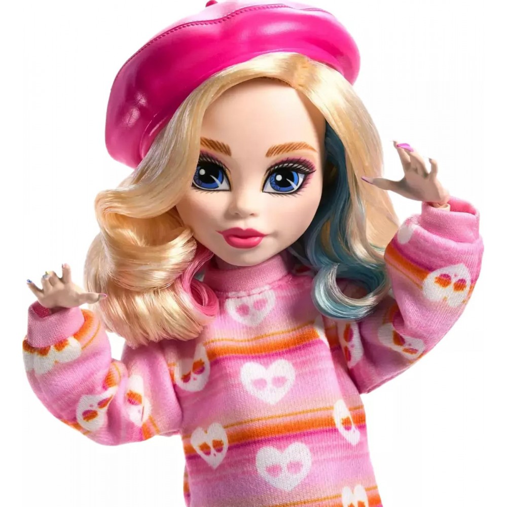 MONSTER HIGH Χ WEDNESDAY ΣΥΛΛΕΚΤΙΚΗ ΚΟΥΚΛΑ ENID SINCLAIR (HXJ05)