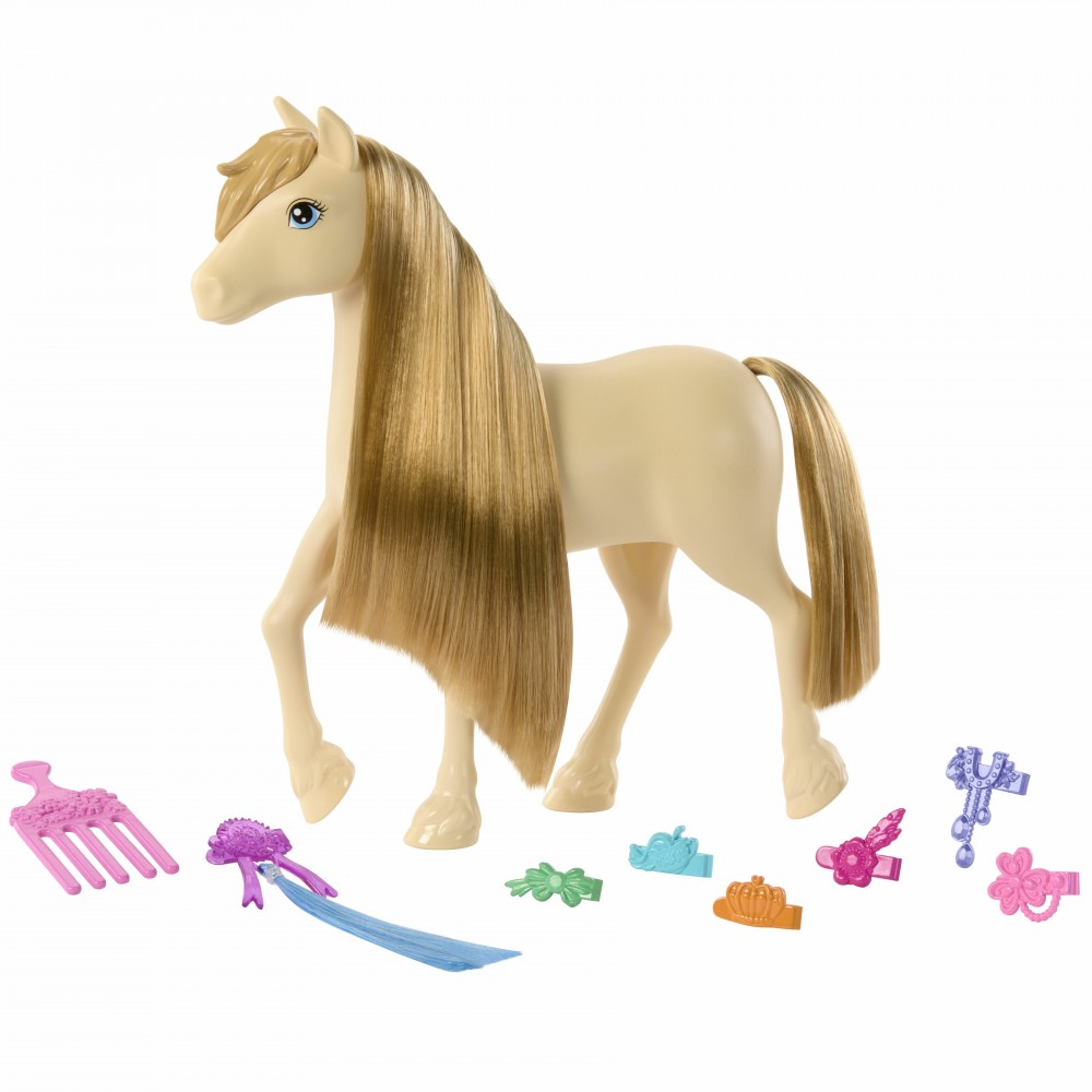 BARBIE THE GREAT HORSE CHASE ΠΟΝΥ ΛΕΥΚΟ (HXJ36)