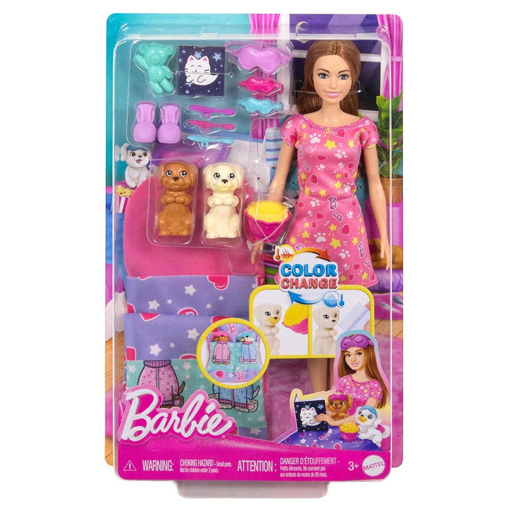 BARBIE SLEEPOVER ΜΕ ΚΟΥΤΑΒΑΚΙΑ (HXN01)