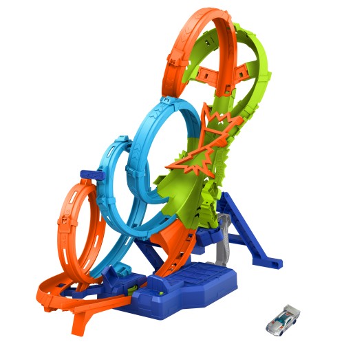 HOT WHEELS ΠΙΣΤΑ ΣΥΓΚΡΟΥΣEΩΝ ΜΕ 4 ΛΟΥΠ (HXR70)