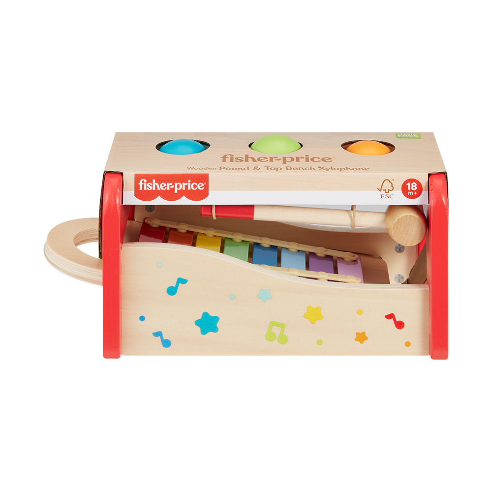 FISHER PRICE ΞΥΛΙΝΟ ΜΟΥΣΙΚΟ ΠΑΙΧΝΙΔΙ ΞΥΛΟΦΩΝΟ (HXT88)